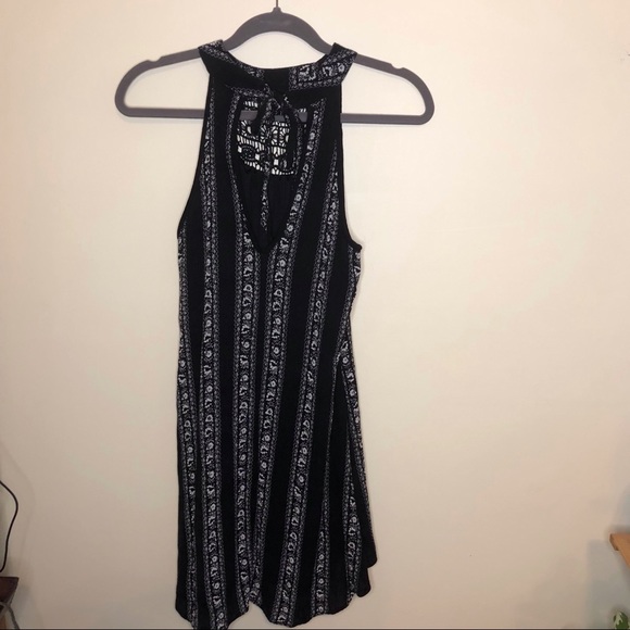 ALYA Black/White Sleeveless Dress Sz S - Picture 2 of 7